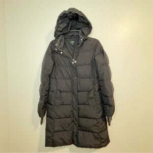 J. Crew Factory Women's Hooded Down Puffer Coat
